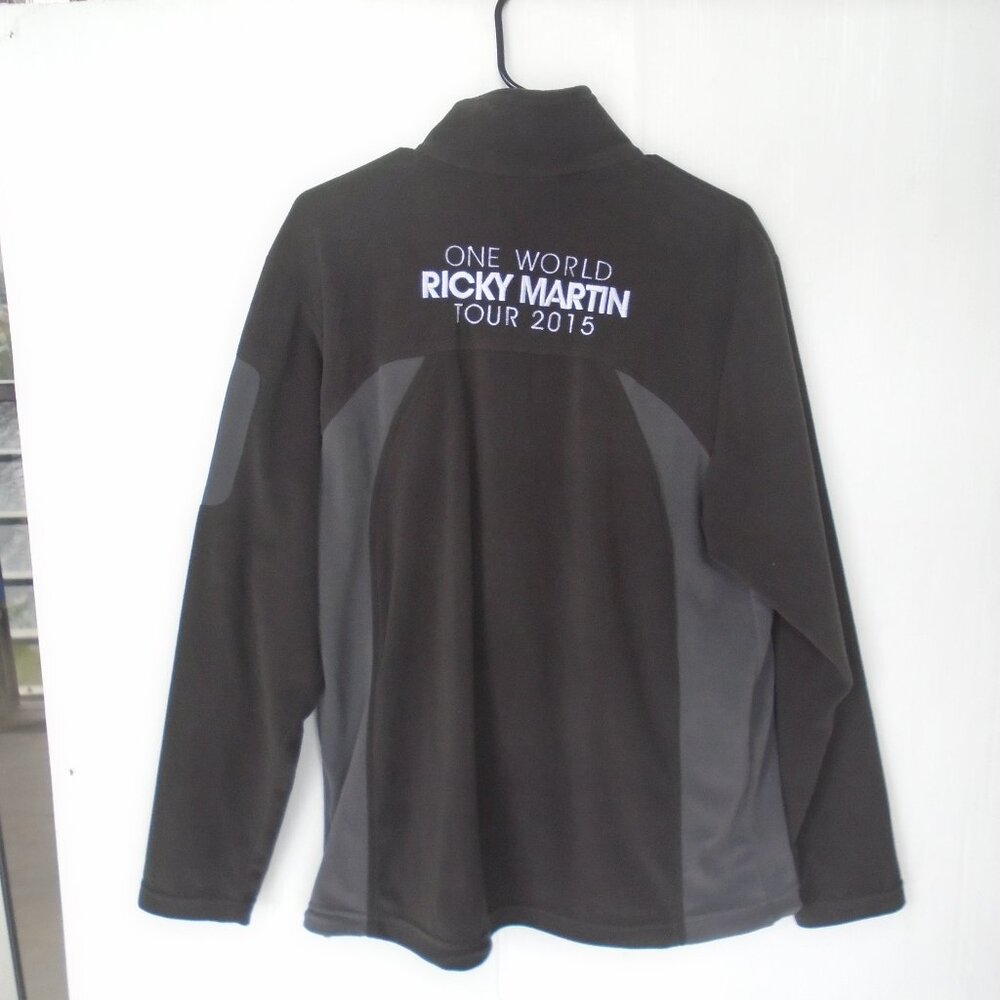 Ricky Martin One World 2015 Tour Jacket Mens Size M Black